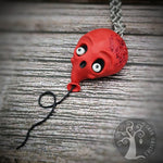 Collana palloncino Zombie, realizzata a mano con paste polimeriche