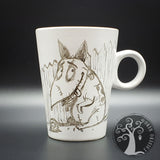 Tazza da tisana o caffè dipinta a mano - Sparky - Frankenweene