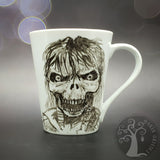 Tazza da tisana o caffè dipinta a mano - Zombie