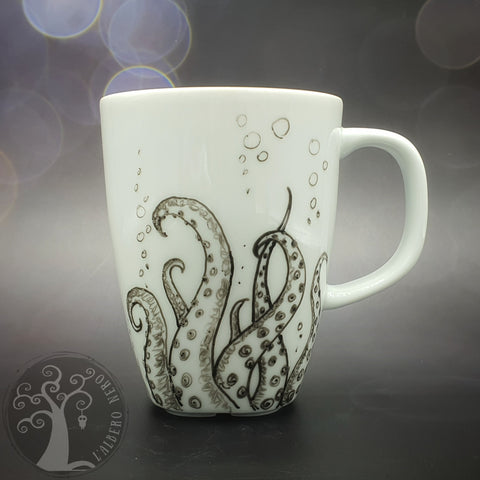 Tazza da tisana o caffè dipinta a mano - Chtulhu