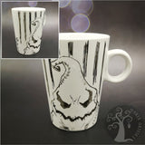 Tazza da tisana o caffè dipinta a mano - Oogie Boogie - Nightmare Before Christmas