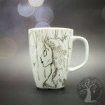 Tazza da tisana o caffè dipinta a mano - Emily - La sposa cadavere