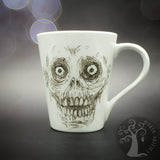 Tazza da tisana o caffè dipinta a mano - Zombie
