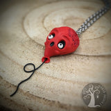 Collana palloncino Zombie, realizzata a mano con paste polimeriche