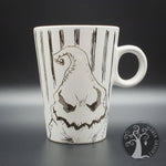 Tazza da tisana o caffè dipinta a mano - Oogie Boogie - Nightmare Before Christmas