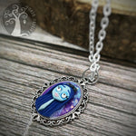 Collana Emily, piccolo ciondolo ispirato al film La sposa Cadavere, fanart realizzata a mano in paste polimeriche
