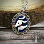 Collana Zero Nightmare Before Christmas ciondolo piccolo, realizzata a mano