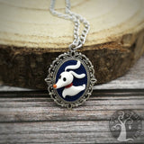 Collana Zero Nightmare Before Christmas ciondolo piccolo, realizzata a mano