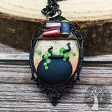 Collana calderone, ispirata al mondo magico di Harry Potter, fanart realizzata a mano in paste polimeriche