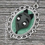 Collana Sparky - Frankenweene -  ciondolo piccolo, realizzata a mano