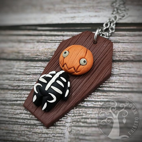 Collana Coffin-Jack re delle zucche - Nightmare Before Christmas -