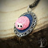 Collana baby puff o la, ispirata al mondo magico di Harry Potter, fanart realizzata a mano in paste polimeriche